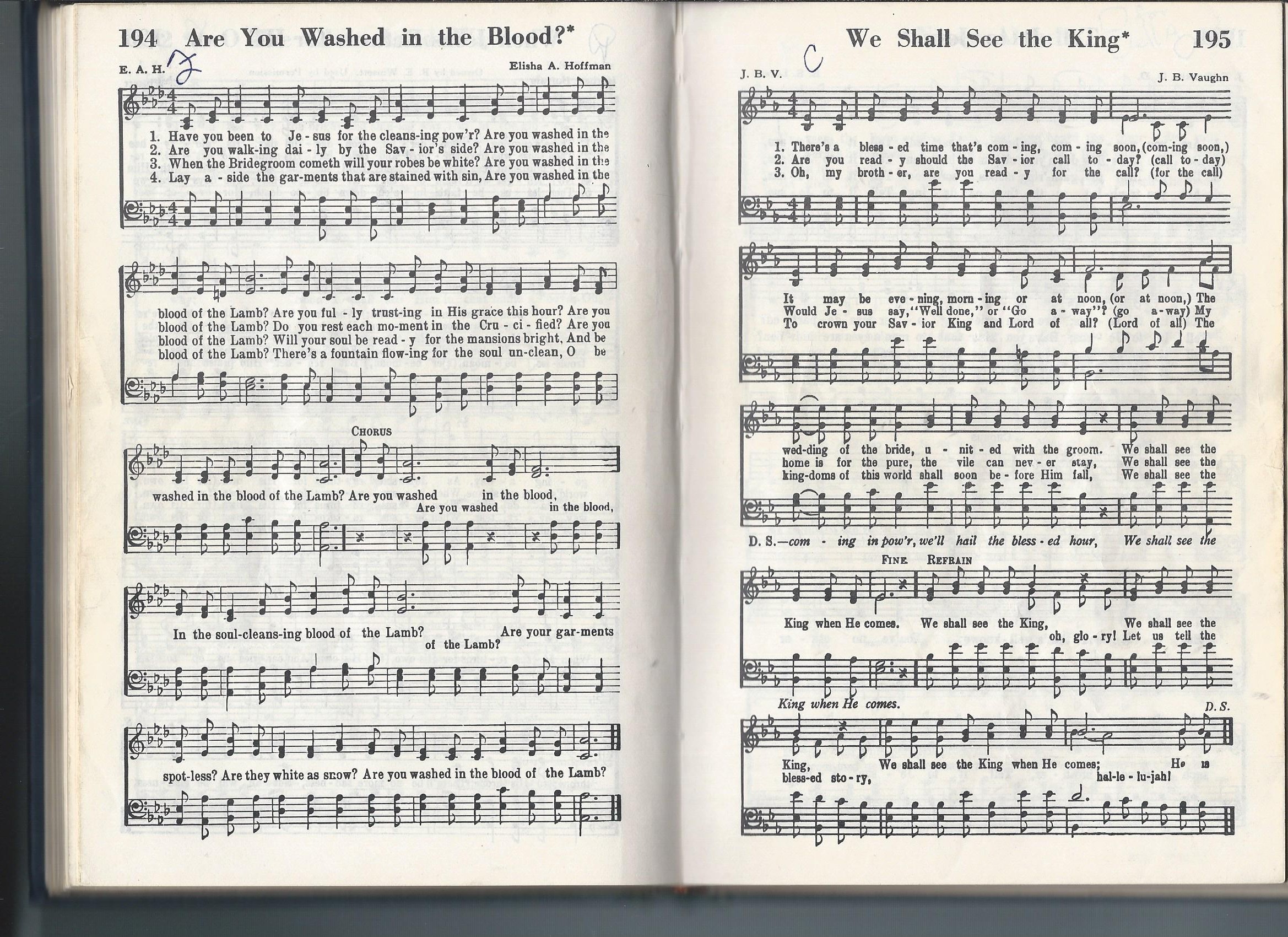 Song Sheet Fellowship Hall Song Sheet Fellowship Hall